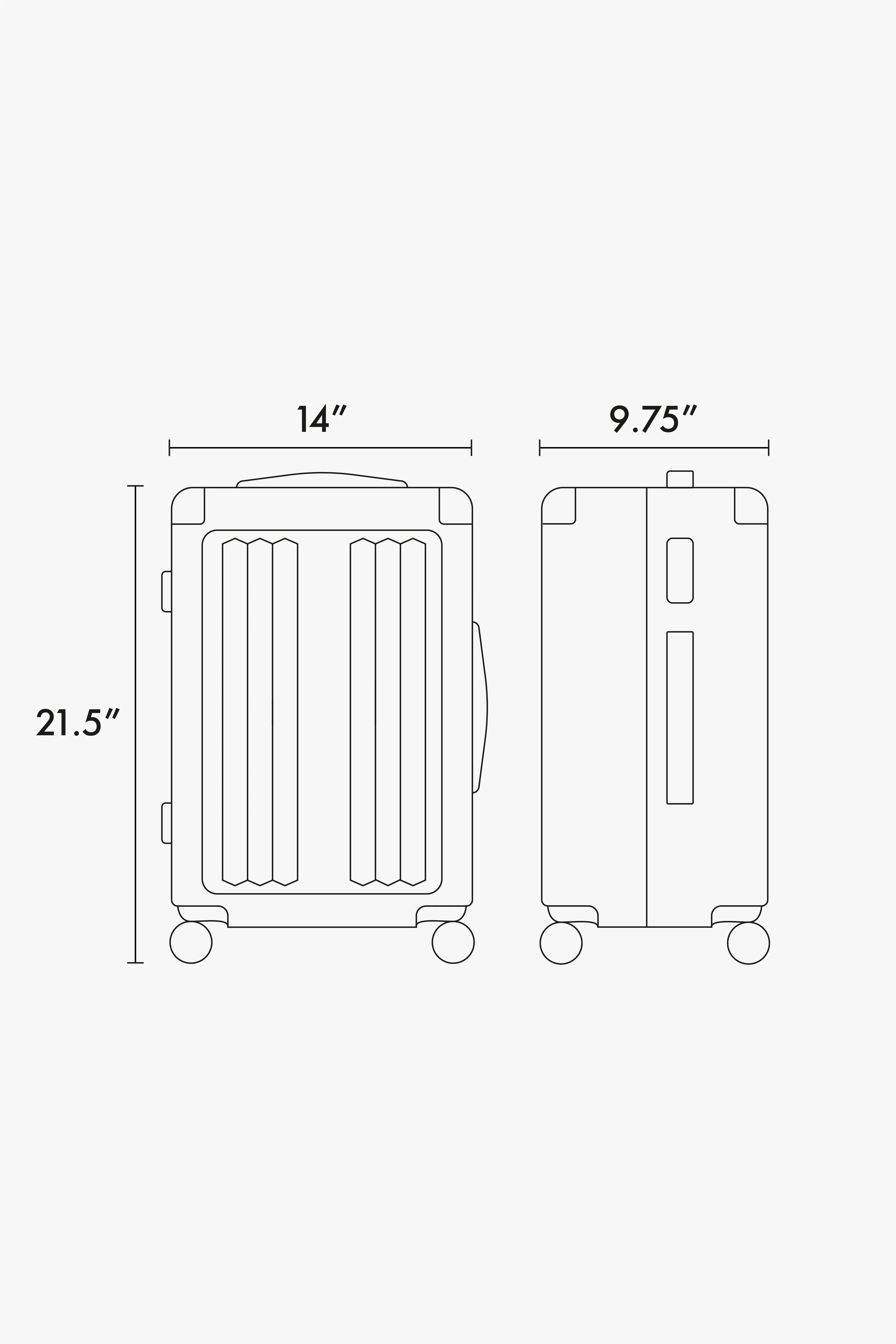 Ambeur Front Pocket Carry-On Luggage - Image 41
