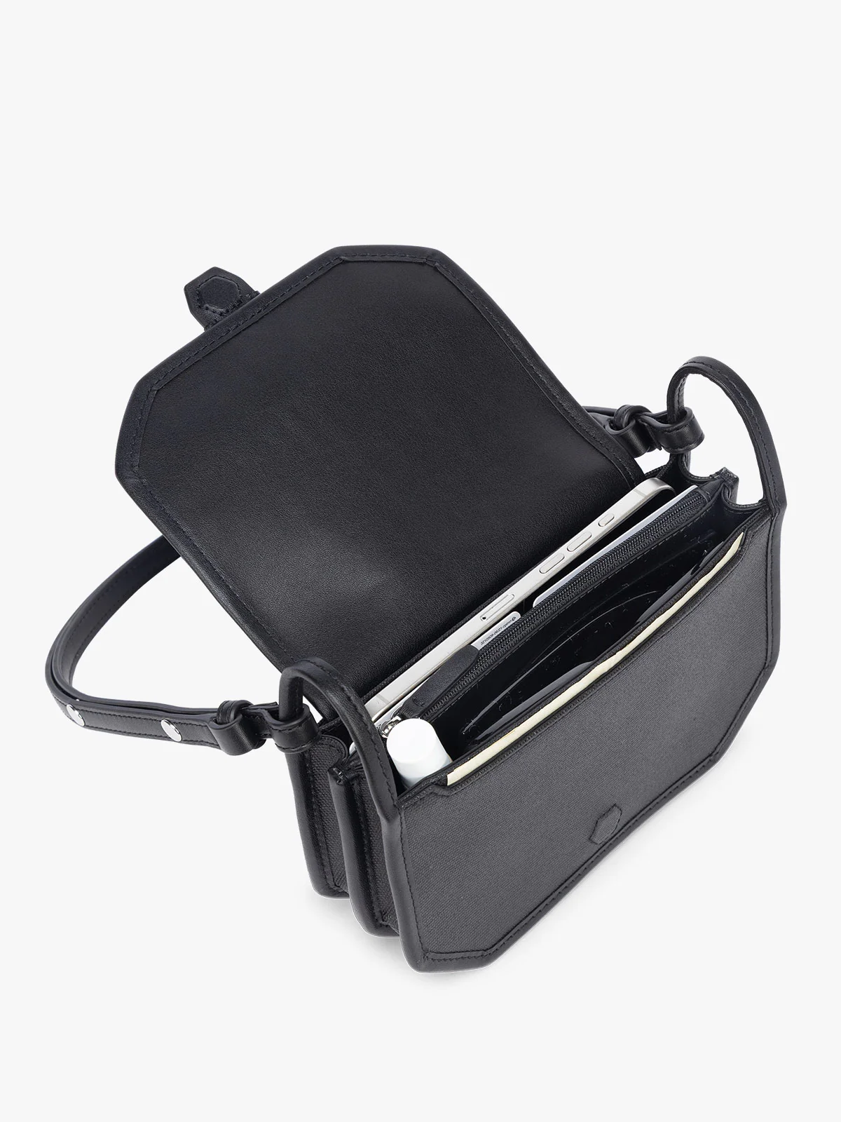 Colette Canvas Crossbody Wallet Bag - Image 10