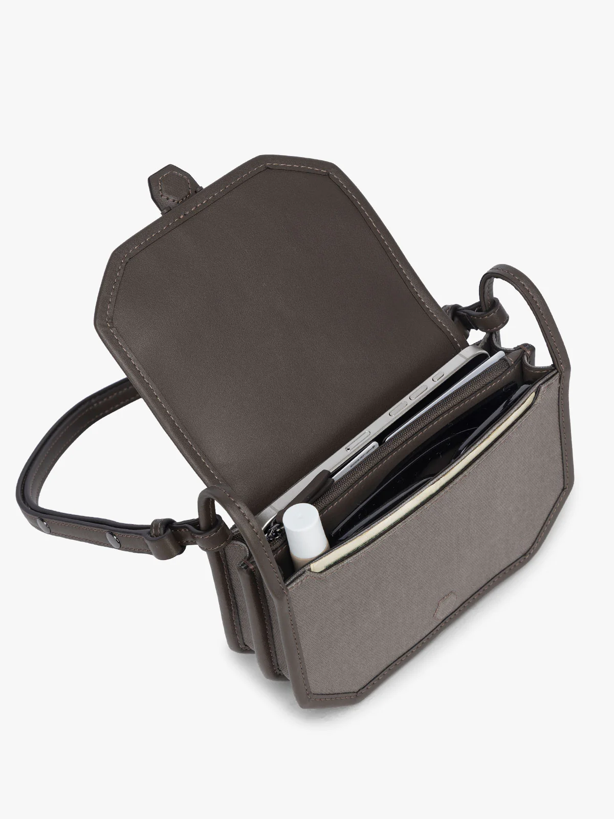 Colette Canvas Crossbody Wallet Bag - Image 15