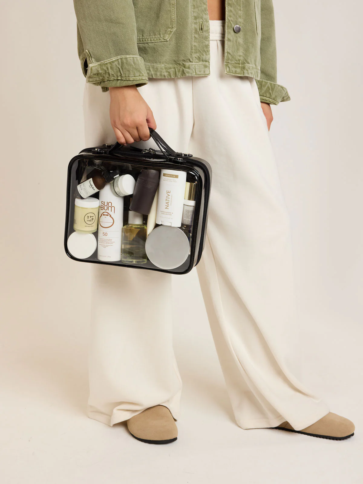 Large Clear Cosmetics Case - Image 125