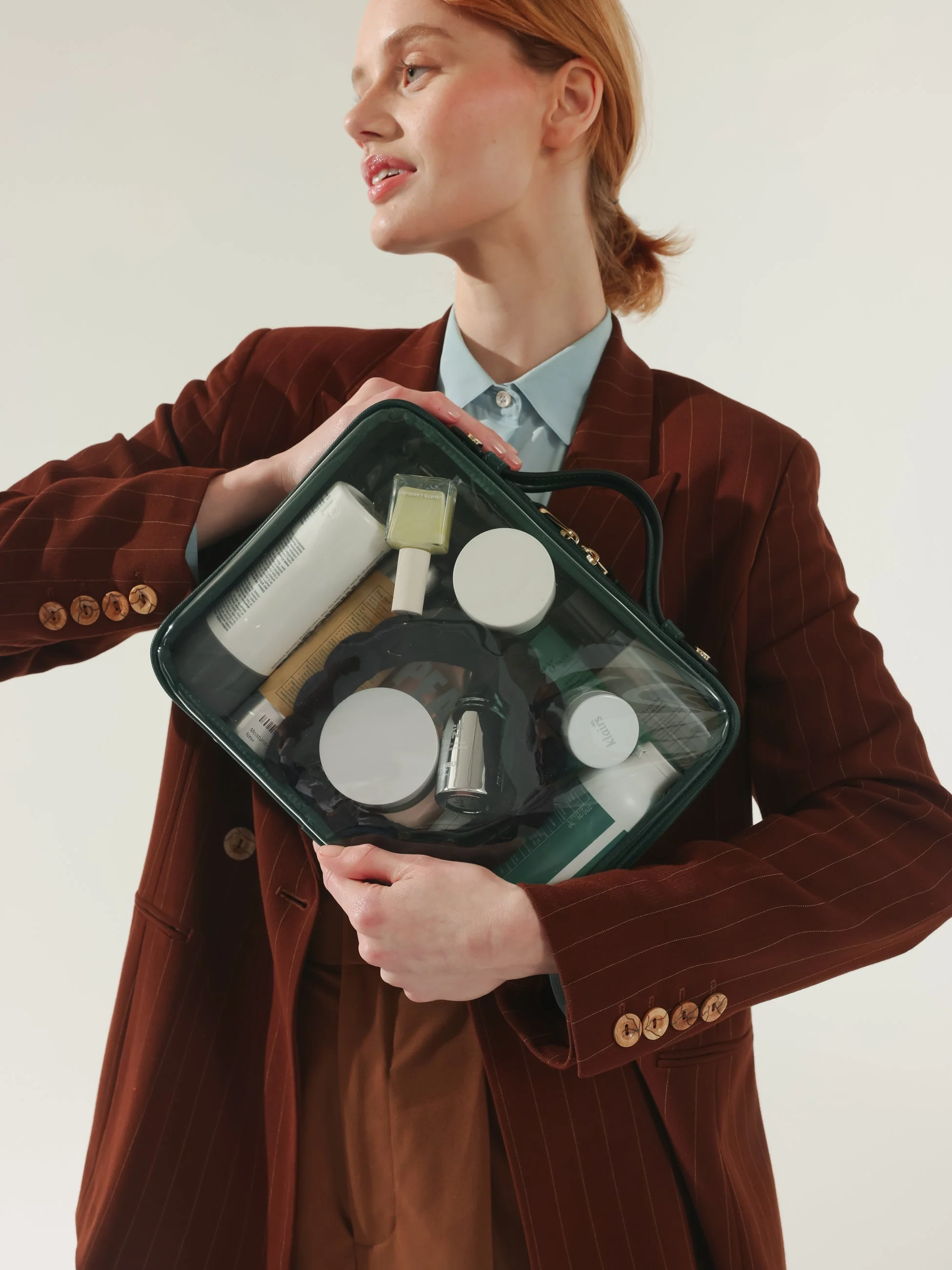Large Clear Cosmetics Case - Image 61
